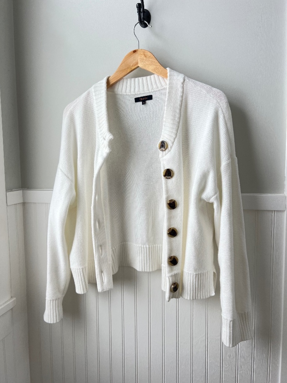 Quince White Cardigan